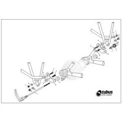 Adaptateur De Fixation Porte-bagage Sur Cadre Sans Oeillet Tubus -Vélo Soldes adaptateur de fixation porte bagage sur cadre sans oeillet tubus full 3