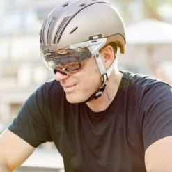 Casque Cycliste Urbain Et VAE Roadster Marron Casco -Vélo Soldes casque cycliste urbain et vae roadster marron casco full 4