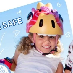 Casque Vélo Enfant Girafe Crazy Safety -Vélo Soldes casque velo enfant girafe crazy safety full 3