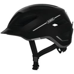 Casque Vélo Urbain Noir Pedelec 2.0 Abus Avec Lumière Arrière
