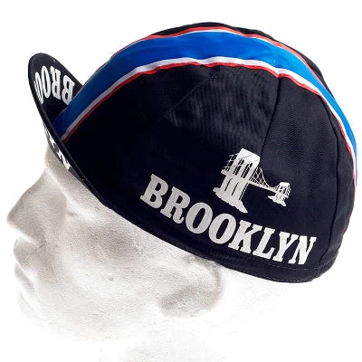 Casquette Cyclisme Logo Brooklyn Noir Vintage 3 Casquette Cyclisme Logo Brooklyn Noir Vintage – Image 3