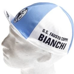 Casquette Vélo Vintage Bianchi - Blanc Et Bleu Clair 6 Casquette Vélo Vintage Bianchi - Blanc Et Bleu Clair -Vélo Soldes casquette velo vintage bianchi blanc et bleu clair full 3