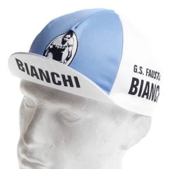 Casquette Vélo Vintage Bianchi - Blanc Et Bleu Clair 7 Casquette Vélo Vintage Bianchi - Blanc Et Bleu Clair -Vélo Soldes casquette velo vintage bianchi blanc et bleu clair full 4