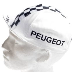 Casquette Vintage Multisport Vélo Logo Peugeot Cycles à Damiers -Vélo Soldes casquette vintage multisport velo logo peugeot cycles a damiers full 3