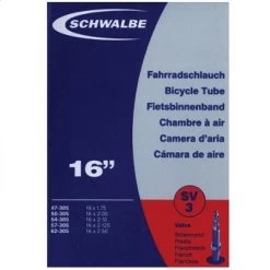 Chambre à Air 16 Pouces Schwalbe 7 Chambre à Air 16 Pouces Schwalbe -Vélo Soldes chambre a air velo 16 x 1 75 2 50 presta schwalbe full