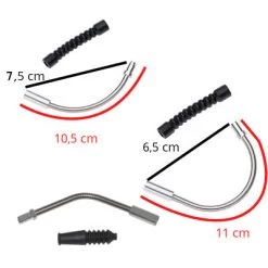 Coude Et Soufflet De Frein V-brake Vélo Avant Ou Arrière -Vélo Soldes coude et soufflet de frein v brake velo avant ou arriere full 6