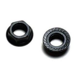 Ecrous à Embase Crantée Pour Axe De Pédalier Vélo - Les 2