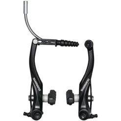 Etrier De Frein V-brake Noir BR-T4000 Shimano -Vélo Soldes etrier de frein v brake avant noir shimano br t4000 full