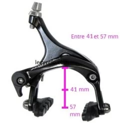 Etriers De Frein Vélo De Route Performance Miche - Argent -Vélo Soldes etriers de frein velo de route performance miche argent full 3