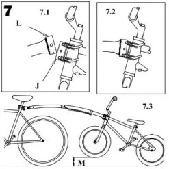 Fixation Trail Gator Sur Vélo Enfant Kit Complet -Vélo Soldes fixation trail gator sur velo enfant kit complet full 3