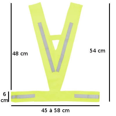 M-Wave Harnais Réfléchissant De Sécurité Pour Cycliste – Image 2