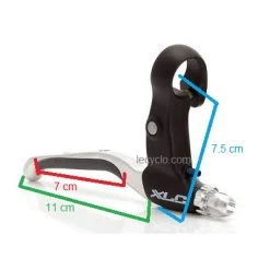 XLC Leviers De Frein De Vélo Revêtement Caoutchouc - La Paire -Vélo Soldes leviers de frein de velo revetement caoutchouc la paire full 3