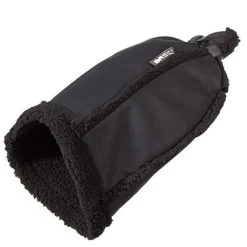 Manchons Basil Noirs En Cuir Végétal Sur Guidon Vélo -Vélo Soldes manchons basil noirs en cuir vegetal sur guidon velo full 3