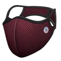 Masque FFP2 Anti-pollution Frogmask Bordeaux Pour Cycliste -Vélo Soldes masque ffp2 anti pollution frogmask bordeaux pour cycliste full 3