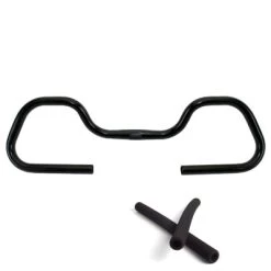 Zoom Pack Guidon Vélo Aluminium Multi Position Avec Mousse -Vélo Soldes pack guidon noir velo aluminium multi position avec mousse full