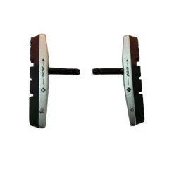 Promax Paire De Patins V-Brake Triple Gomme Avec Support Aluminium -Vélo Soldes paire de patins v brake triple gomme avec support aluminium full 4