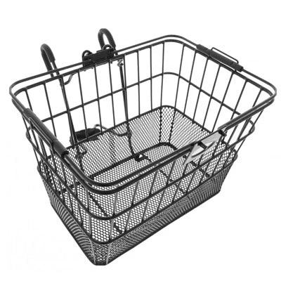 Wicked Panier Amovible Noir Sur Guidon Avec Fixation Rapide 1 Wicked Panier Amovible Noir Sur Guidon Avec Fixation Rapide