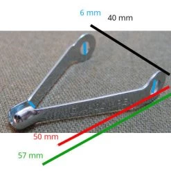 Patte Pour Passage De Câble Sur Tube De Selle Vélo Dia-Compe -Vélo Soldes patte pour passage de cable sur tube de selle velo dia compe full 3