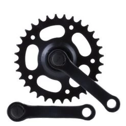 Messingschlager Pédalier Mono Plateau Pour Vélo Enfant De 12 à 18 Pouces