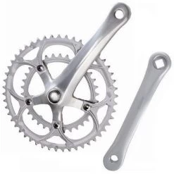 Mighty Pédalier Vélo Double Plateau 34 / 50 Dents 9 Vitesses