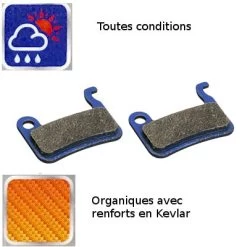 Plaquettes Organiques Kevlar Pour Frein à Disque De Vélo XTR -Vélo Soldes plaquettes organiques kevlar pour frein a disque de velo xtr full 3