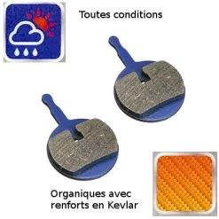 Plaquettes Organiques Pour Frein à Disque De Vélo - AVID BB5 -Vélo Soldes plaquettes organiques pour frein a disque de velo avid bb5 full 3