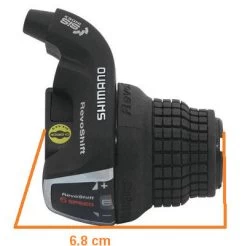 Poignée Rotative Vélo 6 Vitesses Revoshift Shimano 5 Poignée Rotative Vélo 6 Vitesses Revoshift Shimano -Vélo Soldes poignee rotative velo 6 vitesses revoshift shimano full 3