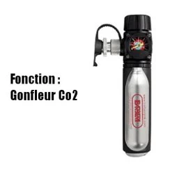 Barbieri Pompe Vélo Double Gonflage : CO2 Et Manuelle Avec Manomètre -Vélo Soldes pompe velo double gonflage co2 et manuelle avec manometre full 3