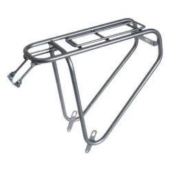 Porte Bagages Vélo Argent Charges Lourdes 35 Kilos Steco