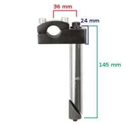 Potence Plongeur Pour Vélo BMX ZOOM -Vélo Soldes potence plongeur pour velo bmx zoom full 3