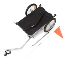 Remorque Vélo Cargo Grande Capacité Avec Housse -Vélo Soldes remorque cargo velo
