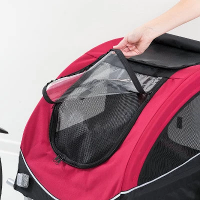 Remorque Vélo Pour Chien De Moins De 22 Kg - Trixie 2 Remorque Vélo Pour Chien De Moins De 22 Kg - Trixie – Image 2