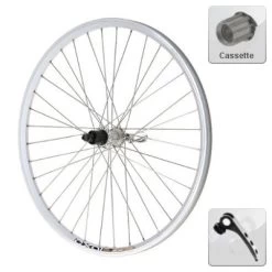 Roue Arrière Vélo 26 Pouces Pour Cassette 7-8-9 Vitesses