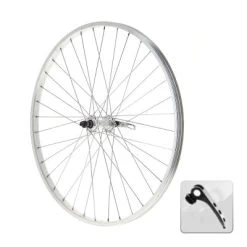 Roue Avant De Vélo 26 Pouces En Aluminium Moyeu Blocage Rapide