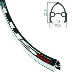 Rodi Roue Avant Vélo De Course Stylus Racing -Vélo Soldes roue avant velo de course stylus racing full 3