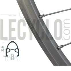 Rodi Roue Avant Vélo De Course Stylus Racing -Vélo Soldes roue avant velo de course stylus racing full 4