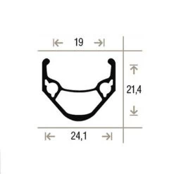 Roue Vélo Arrière 28 Pouces à Cassette 8 à 10 Vitesses Rigida -Vélo Soldes roue velo arriere 28 pouces a cassette 8 a 10 vitesses rigida full 4