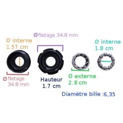 Oxford Roulements à Billes Pour Boitier De Pédalier Axe Carré 9 Oxford Roulements à Billes Pour Boitier De Pédalier Axe Carré -Vélo Soldes roulements a billes pour boitier de pedalier axe carre full 5