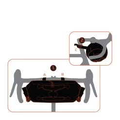 Sacoche De Guidon Pour Le Bikepacking 9L Aqua Evo Adventure Oxford -Vélo Soldes sacoche guidon oxford aquaevo 9L 6