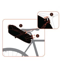 Sacoche De Selle Pour Le Bikepacking 10L Aqua Evo Adventure Oxford -Vélo Soldes sacoche selle oxford adventure 8