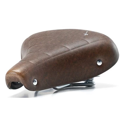 Selle Vélo Vintage Marron Avec Gel Ondina - Selle Royal 2 Selle Vélo Vintage Marron Avec Gel Ondina - Selle Royal – Image 2