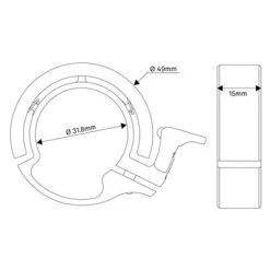 Sonnette Pour Vélo Oi Classic Large Knog -Vélo Soldes sonnette pour velo oi classic large knog full 6