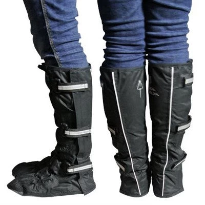 Sur Chaussures Leggits Imperméables Vélo Pour Femme - Noir 2 Sur Chaussures Leggits Imperméables Vélo Pour Femme - Noir – Image 2