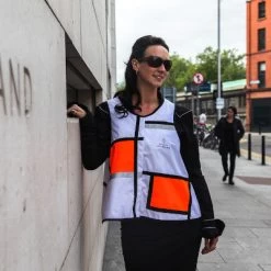 Veste Mixte Réfléchissante De Vélo Style Mondrian D1 Style