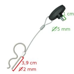 Vis à Papillon Avec Goupille Pour FollowMe 10 Vis à Papillon Avec Goupille Pour FollowMe -Vélo Soldes vis a papillon avec goupille pour followme full 5