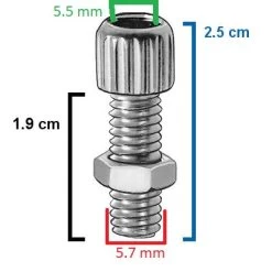 Point Vis De Réglage De Cable De Frein De Vélo -Vélo Soldes vis de reglage de cable de frein de velo full 4